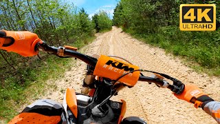 Freeriding on KTM 125 SX 4K UHD [upl. by Ylsew245]