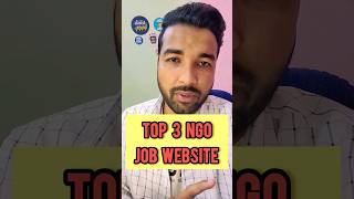 TOP 3 NGO JOB WEBSITE ngojobs2024 ngojobfreshers ytshorts [upl. by Ahsilek812]