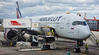 Airbus A350 ак Аэрофлот  Рейс Москва  Гавана [upl. by Zorine]