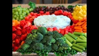 How to Make a Fruit and Veggie Tray [upl. by Leisam863]