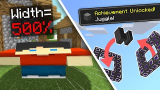 Minecraft NonEuclidean Tricks More Experiments [upl. by Nitsyrc911]