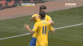 Olivier Giroud Goal vs Sunderland  Ozils Assist  Sunderland vs Arsenal [upl. by Bunder]