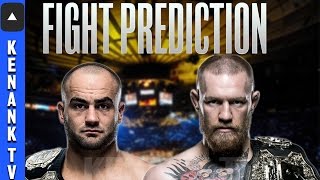 UFC 205 Conor McGregor vs Eddie Alvarez PREDICTION [upl. by Attiuqehs749]