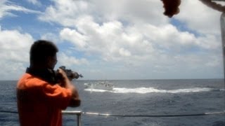 Video shows Philippine shooting of Taiwan boat [upl. by Ellehsyt]