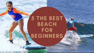 The Best 5 Surfing Spots to Learn How to Surf in Bali  Learn to Surf [upl. by Nohsal]