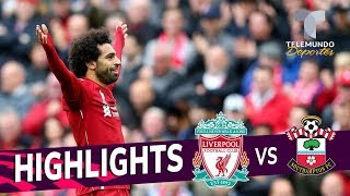 Liverpool vs Southampton 30 Goals amp Highlights  Premier League  Telemundo Deportes [upl. by Ancier]