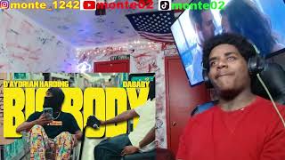 DAdrian Harding  big body ft DaBaby  music video  reaction [upl. by Ellerud]