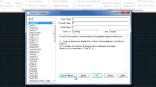 AutoCAD System Variable Editor [upl. by Friedlander]