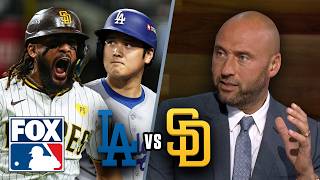 Padres beat Dodgers Game 3 Reaction David Ortiz Alex Rodriguez and Derek Jeter  MLB on FOX [upl. by Lucic]