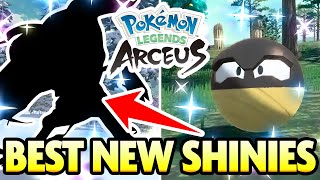 Top 10 BEST NEW SHINY POKEMON in Pokemon Legends Arceus [upl. by Xenos]