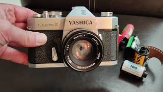 YASHICA TL ELECTRO X YASHICA AUTO YASHINON DS 50mm 117 [upl. by Hbaruas]