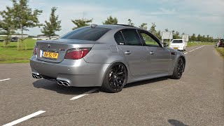 BMW M5 E60 V10 with Eisenmann Exhaust Revs amp Accelerations [upl. by Alexandre]