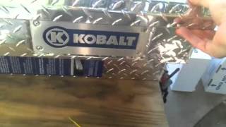 Kobalt Side Mount Truck Tool Box Unboxing [upl. by Vivyan]