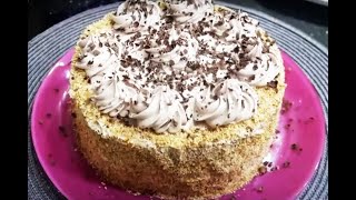 Recette Tarte danniversaire Oum Walid  عيد ميلاد ام وليد  كيكة عيد ميلاد مثل المحلات [upl. by Eunice]