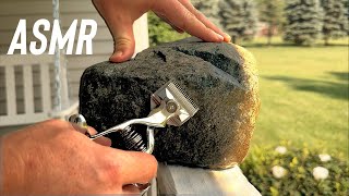 ASMR  Giving A Rock A Haircut [upl. by Georgiana]