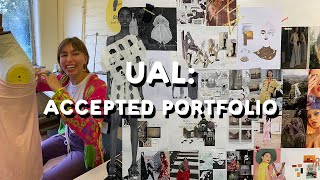 ual london college of fashion ACCEPTED PORTFOLIO [upl. by Lagasse]