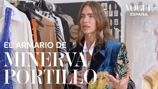 El armario de Minerva Portillo  Vogue España [upl. by Hinda]