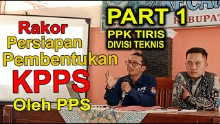 Rakor PPK bersama PPS dalam persiapan Rekrutmen KPPS persiapan Pemungutan dan perhitungan suara [upl. by Erdua775]