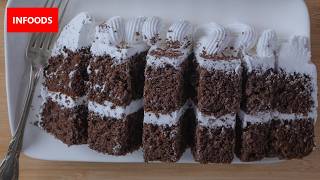 Black Forest Cake Recipe  How to Make Black Forest Cake  Infoods [upl. by Tinor]