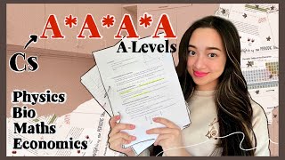 How I went from Cs to AAAA in A Levels tips no one told me  notes [upl. by Enelia]