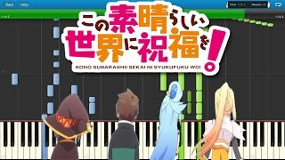 Fantastic Dreamer  Konosuba OP  Piano [upl. by Ynnod]