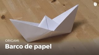 Como fazer Origami  Barco de papel [upl. by Madanhoj]