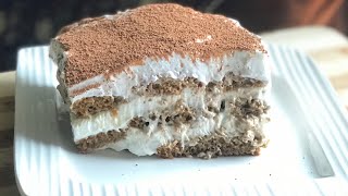 Eggless tiramisu recipebest tiramisu recipehow To Make tiramisu from scratch [upl. by Eitsud]