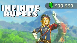 How to do the Infinite Rupee Glitch in Zelda BoTW [upl. by Sherie659]