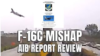 F16 Mishap at Osan Air Base AIB Report ReviewBreakdown [upl. by Ebeohp]