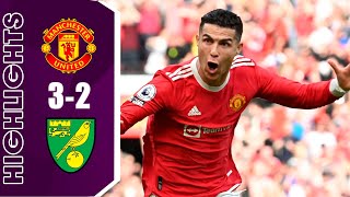 Manchester United vs Norwich 32 Highlights  Premier League  20212022 [upl. by Helen]