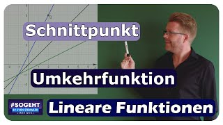 Zwei Wege den Schnittpunkt von Funktion und Umkehrfunktion zu berechnen [upl. by Eiral]