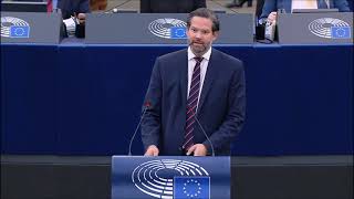 Lukas Mandl in the European Parliament to the situation in Lebanon 22102024 [upl. by Pember]