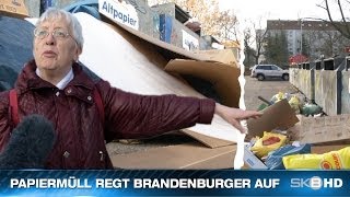 SKB HD  PAPIERMÜLL REGT BRANDENBURGER AUF [upl. by Ahsenot]