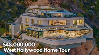 Why this 43 Million Hollywood Hills HOME Redefines “The CALIFORNIA DREAM” [upl. by Flanders]