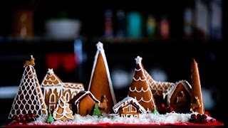 How to Make Gingerbread House Dough  Gingerbread Houses Form Scratch [upl. by Otaner]