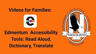 Edmentum Accessibility Tools Read Aloud Dictionary Translate [upl. by Keryt450]