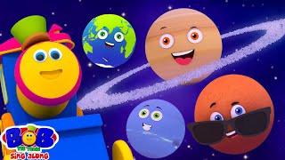 Planet Song Our Solar System and Kids Rhymes by Bob The Train [upl. by Nipsirc]