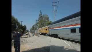 Santa Fe 3751 eastbound at Covina Blvd 42112 [upl. by Acemat208]