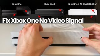 No Image  Black Screen on Xbox One  Reset the Video Resolution [upl. by Flora]