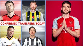 🚨 ALL CONFIRMED TRANSFER NEWS TODAY SUMMER 2023Declan rice to Arsenal fires Edin dzeko ✅tonali 🔥 [upl. by Ynnavoig389]