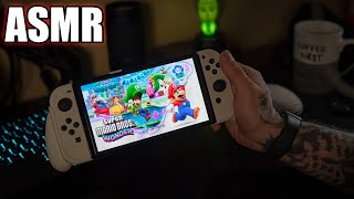 Over the Shoulder POV  Super Mario Bros Wonder Nintendo Switch Gameplay  ASMR Whispering [upl. by Aleahc272]