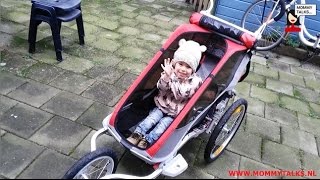 Review door Mommytalks Thule Chariot Cougar 1 [upl. by Ylrbmik488]