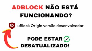 Como Atualizar o uBlock Origin  config  filtros [upl. by Danya910]