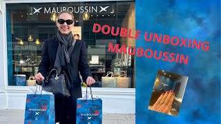 DOUBLE UNBOXING MAUBOUSSIN JE TESTE LE SAV [upl. by Eiroj]