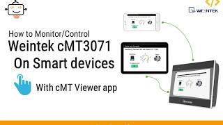 Lesson 4 Monitoring and Controlling Weintek HMI on smart devices [upl. by Anwahsal]