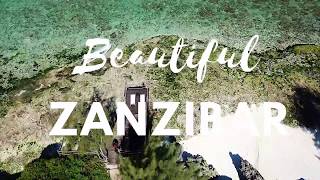 Zanzibar Beach amp Mnemba Island Atoll From Above  DJI Mavic Pro 4K [upl. by Arahsal]