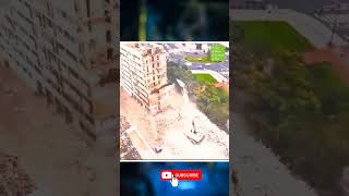 Systematically Demolished building trending video [upl. by Ilzel]