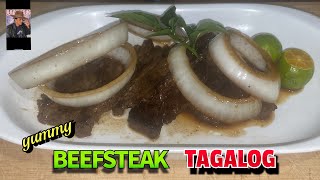 How to cook the famous amp delicious “Beefsteak Tagalog” Filipino style [upl. by Rafaelof580]