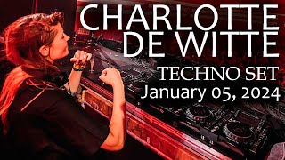 CHARLOTTE DE WITTE AND KNTXT SET JANUARY 05 2024  MIX BY TILKA5 [upl. by Suqram136]