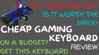 Cheap Gaming Keyboard on a Budget  Is it worth it  FK Studios [upl. by Bej]